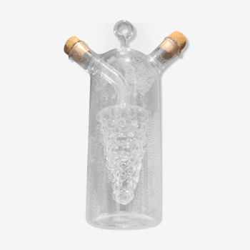 Huilier vinaigrier en verre soufflé design