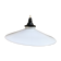 Antique white opaline hanging lamp from the 70s