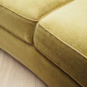 Green velour sofa, Danish design, 1960s, production: Denmark