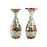 Pair of Great Japanese Vases, Meiji era