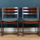 Retro teak 1960s portwood extending dining table & four chairs