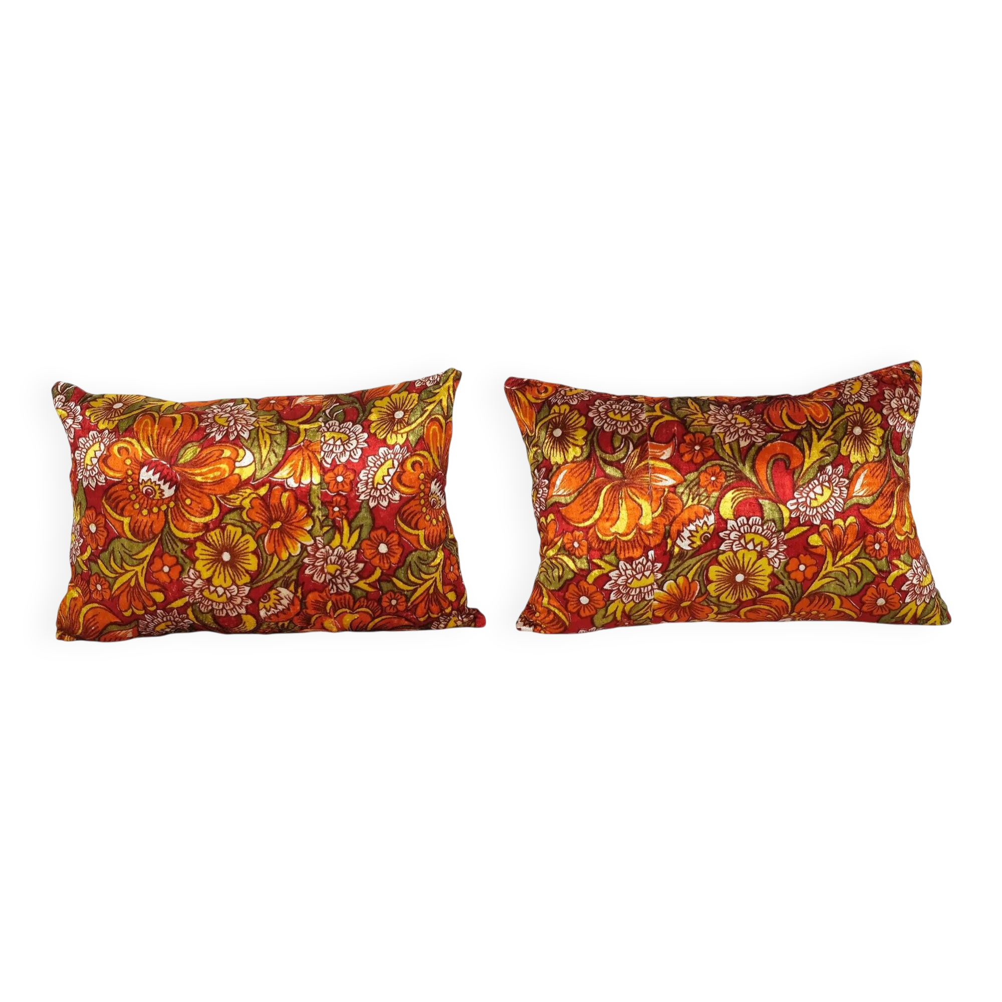 Lot de 2 housses de coussin turque vintage 61x41 cm
