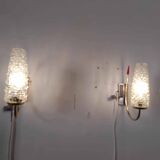 Pair of 50's wall lights from LUNEL