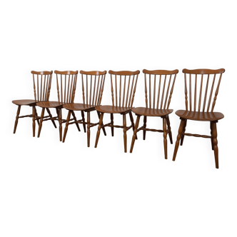 Set de 6 chaises bistrot Baumann Tacoma
