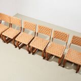 Bas van Pelt Rare Set of 6 Dining Chairs for My Home 1936