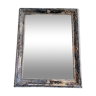 Miroir au mercure cadre bois et stuc début XXe 51,5x39,5cm