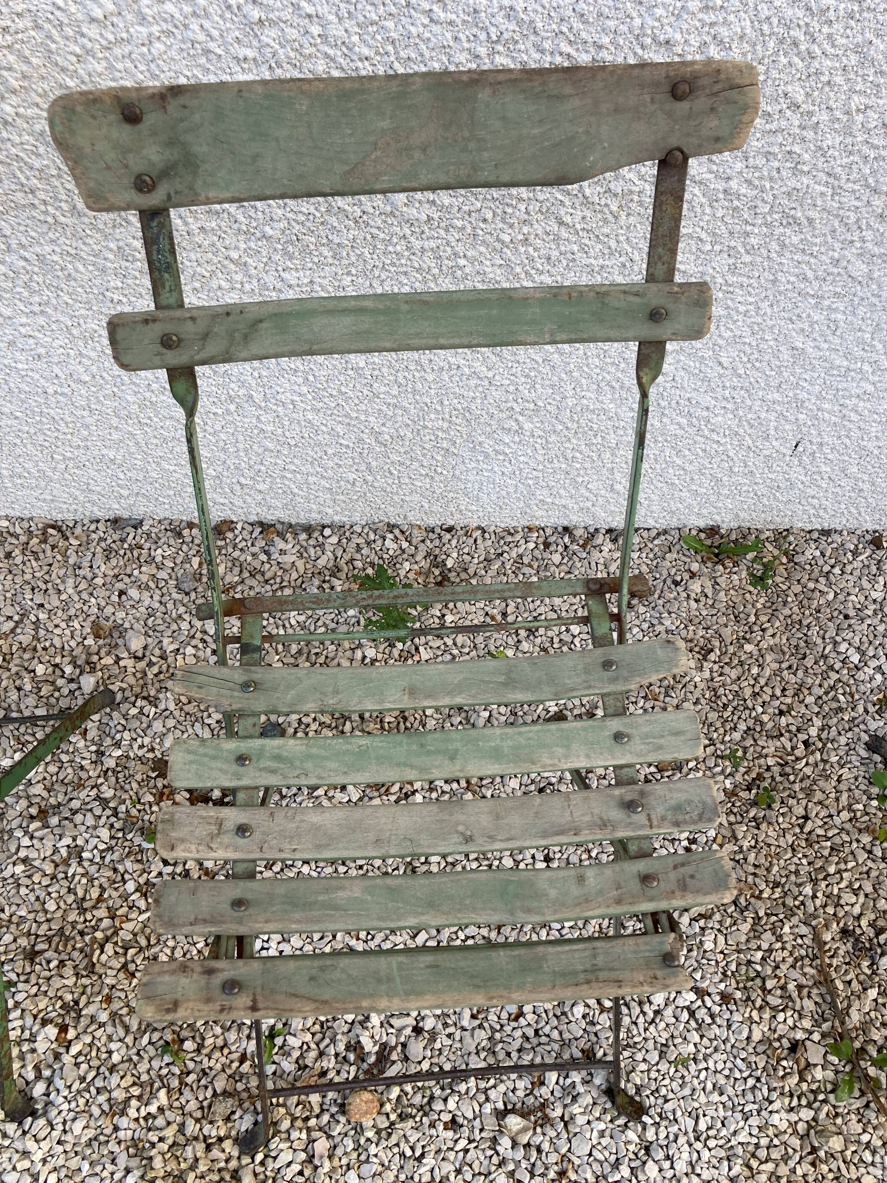 9 folding garden chairs