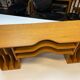 Large range office mail solid oak design workshop France vintage 60s