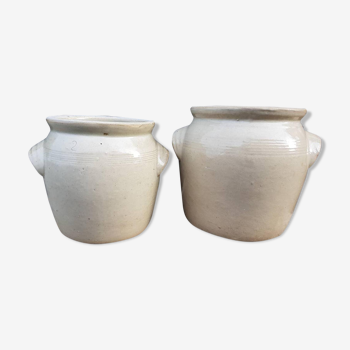 Duo pots en grès