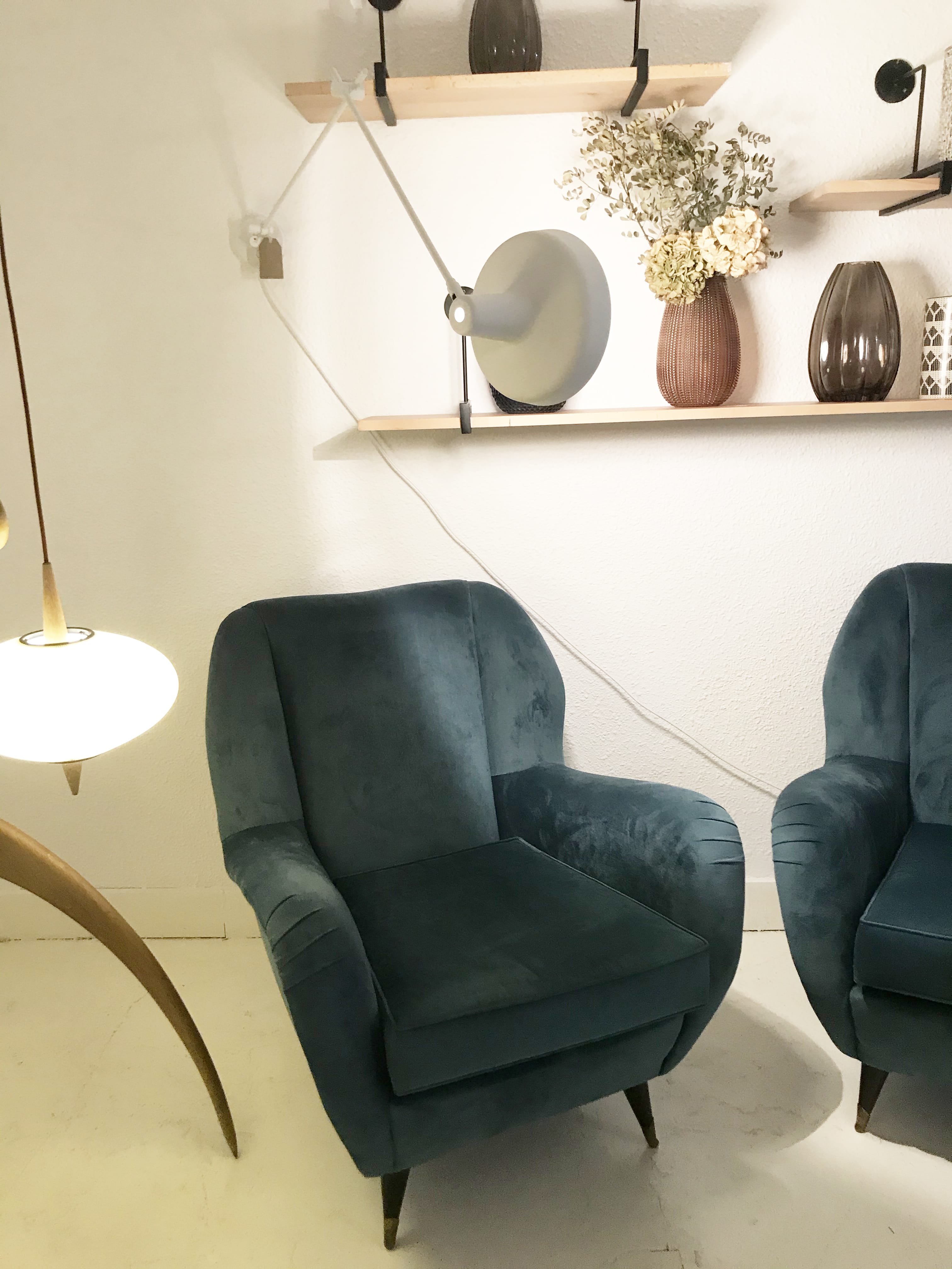 Pair of chairs Italian circa 50