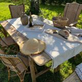 Table ancienne en bois pliante