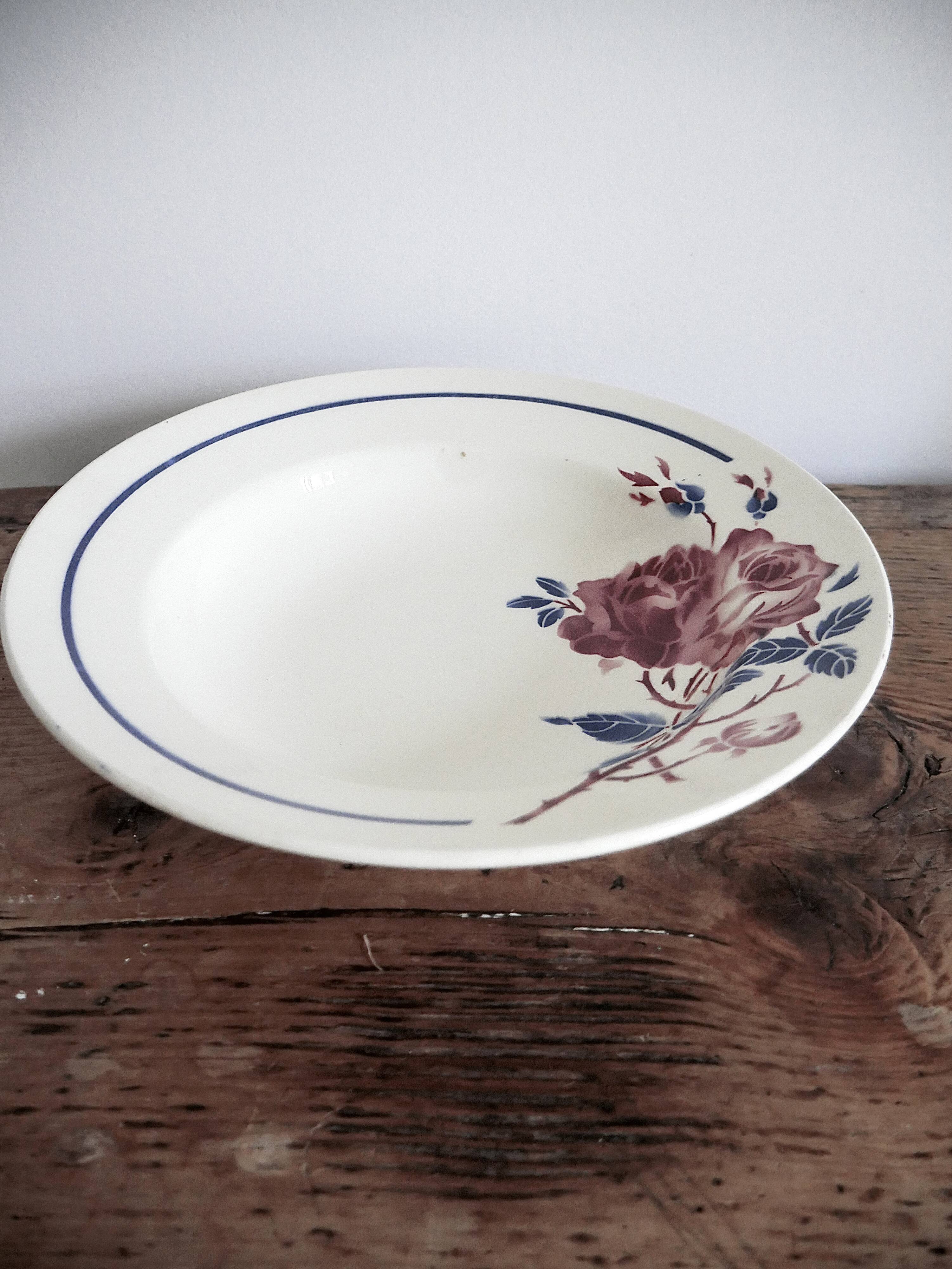 Plat de service creux Luneville