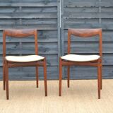 Pair of rosewood chairs