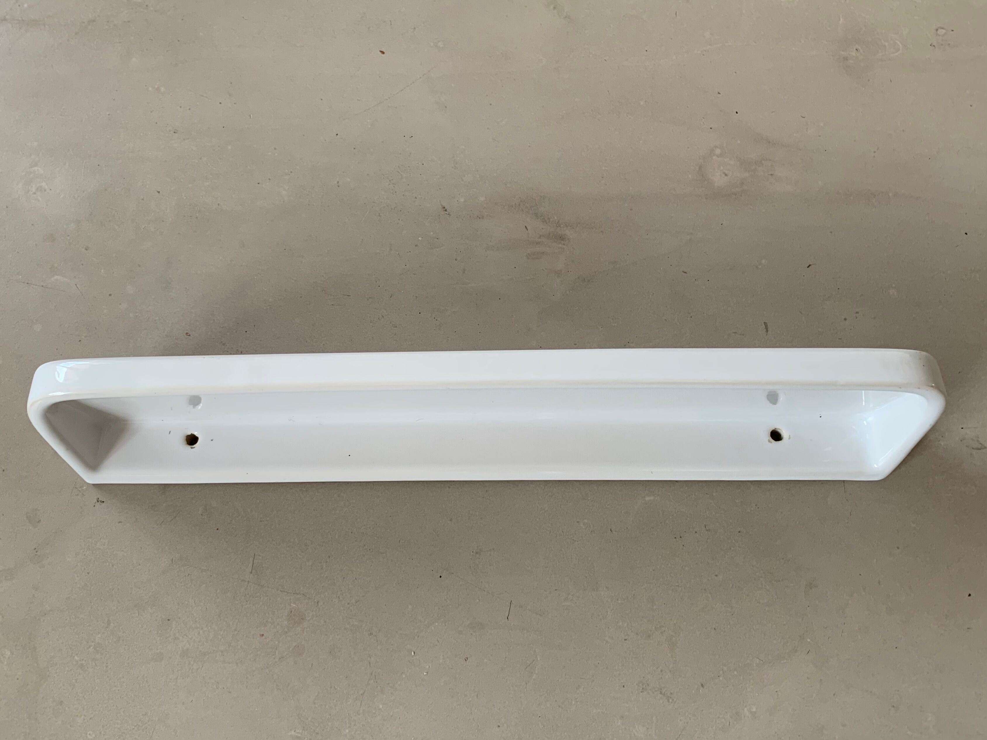 Antique bathroom shelf