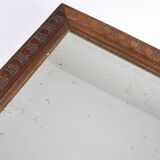 Large rectangular mirror, vintage art deco, dated 1926