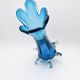 XXL Murano Vase Fratelli Toso Sommerso Blue 44cm 4.7kg Labelled 70s