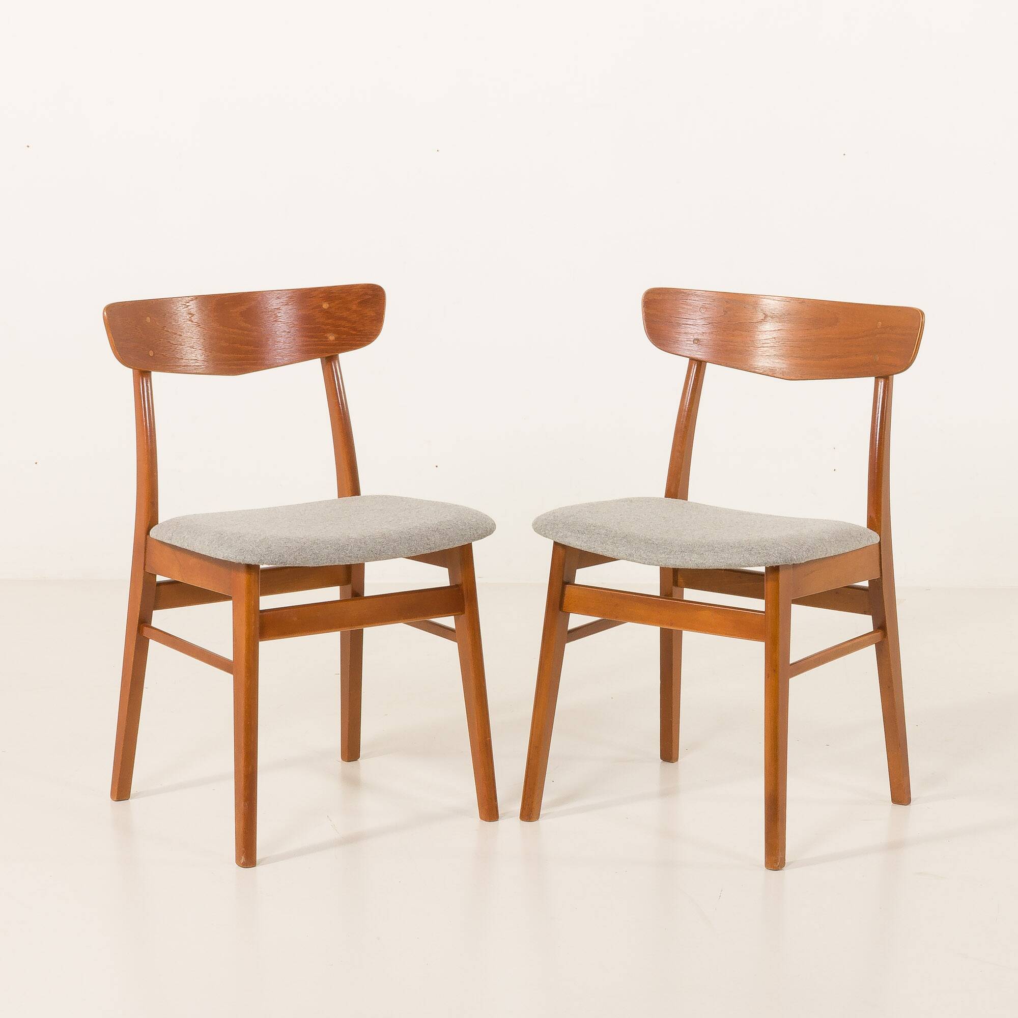Danish vintage teak chairs attr. to Farstrup, set of 8, 1960s