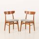 Danish vintage teak chairs attr. to Farstrup, set of 8, 1960s