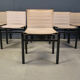 Ensemble de 6 chaises de salle à manger "Mastro" par Afra et Tobia Scarpa pour Molteni, Italie, années 1980.
