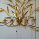Bamboo leaves wall light