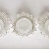 Chiseled glass hanging