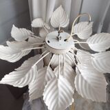 Vintage metal flower wall lamp