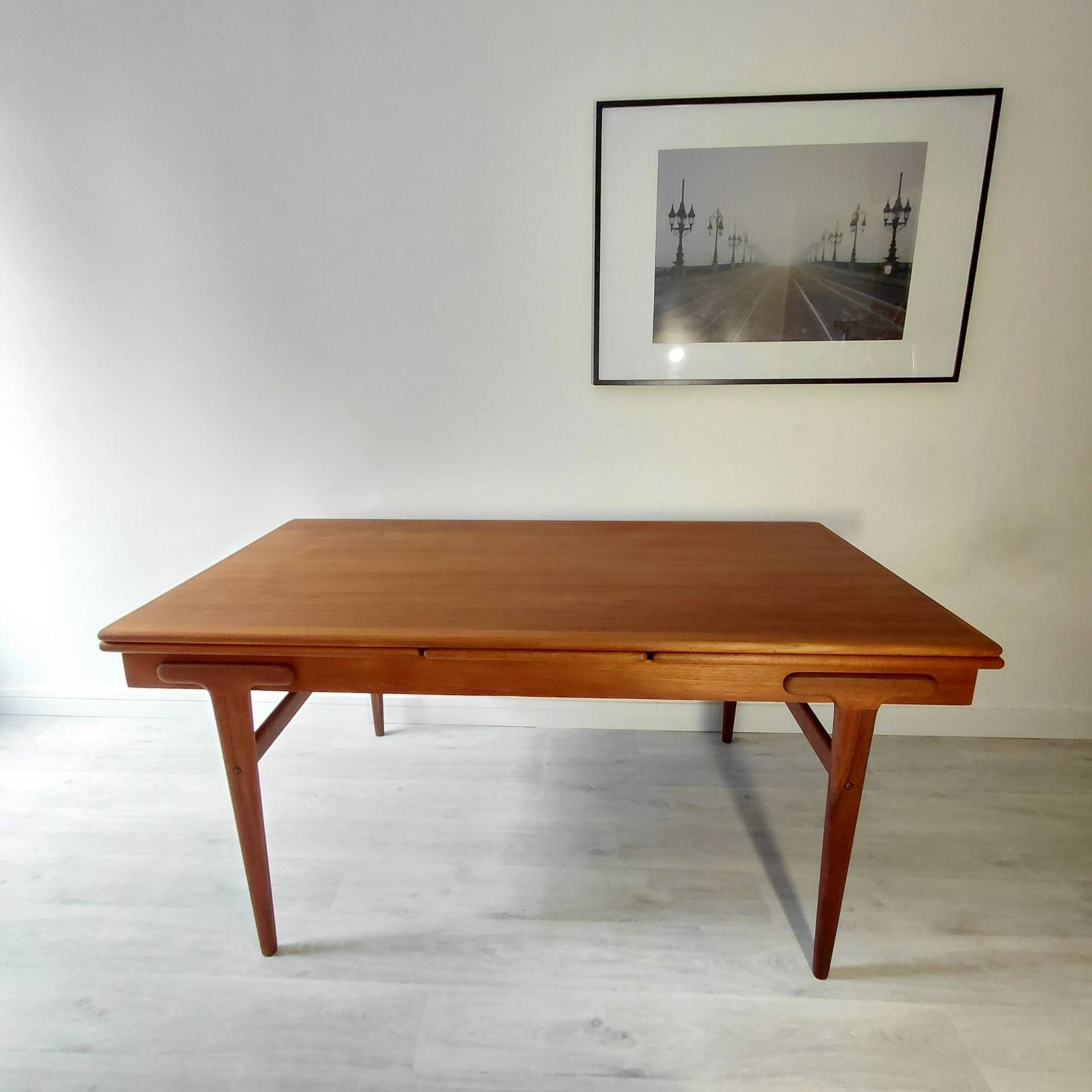 Danish dining table in teak model 83 – Gern Møbelfabrik, 1970s