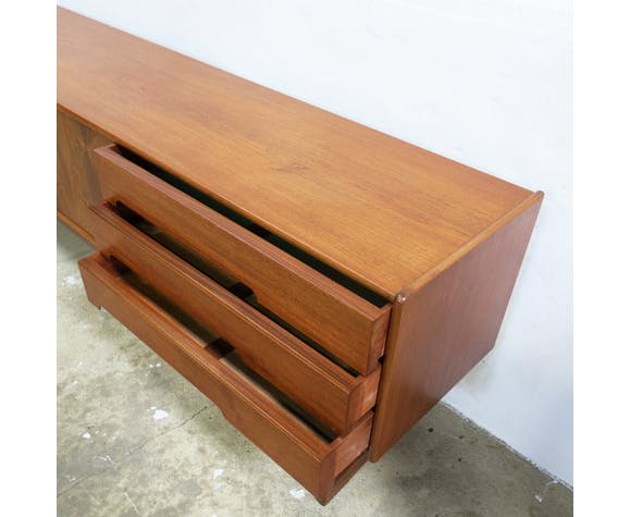 Enfilade en teck et bois de rose pour Younger années 60