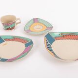 Postmodern porcelain set ‘Flash one’ from Dorothy Hafner for Rosenthal