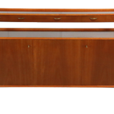 Vintage high sideboard two piece cabinet 'Korpela'
