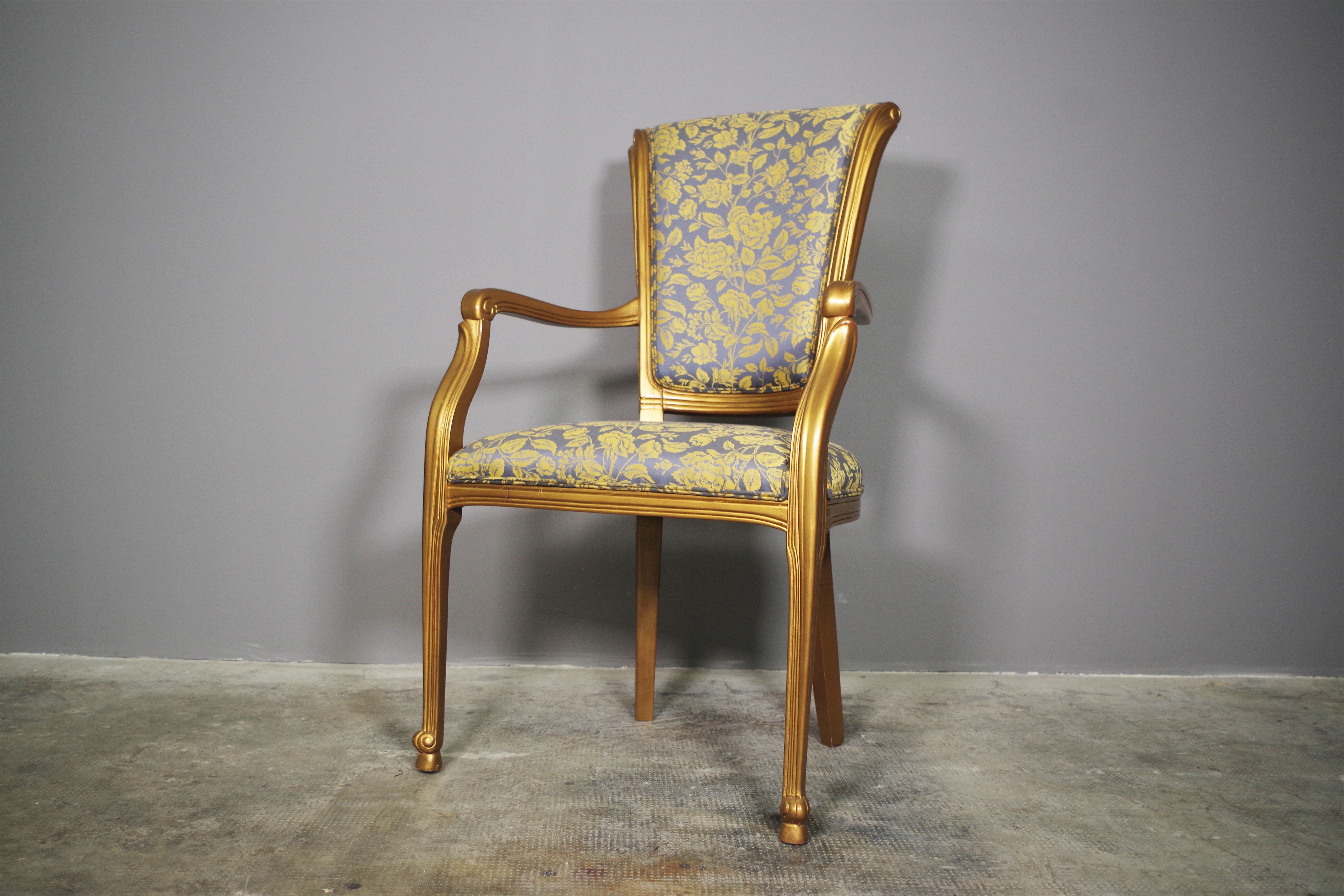 Baroque style dining chair, Venice, 1930