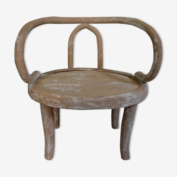 Wooden child armchair