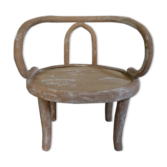 Wooden child armchair