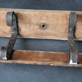 Old industrial coat rack