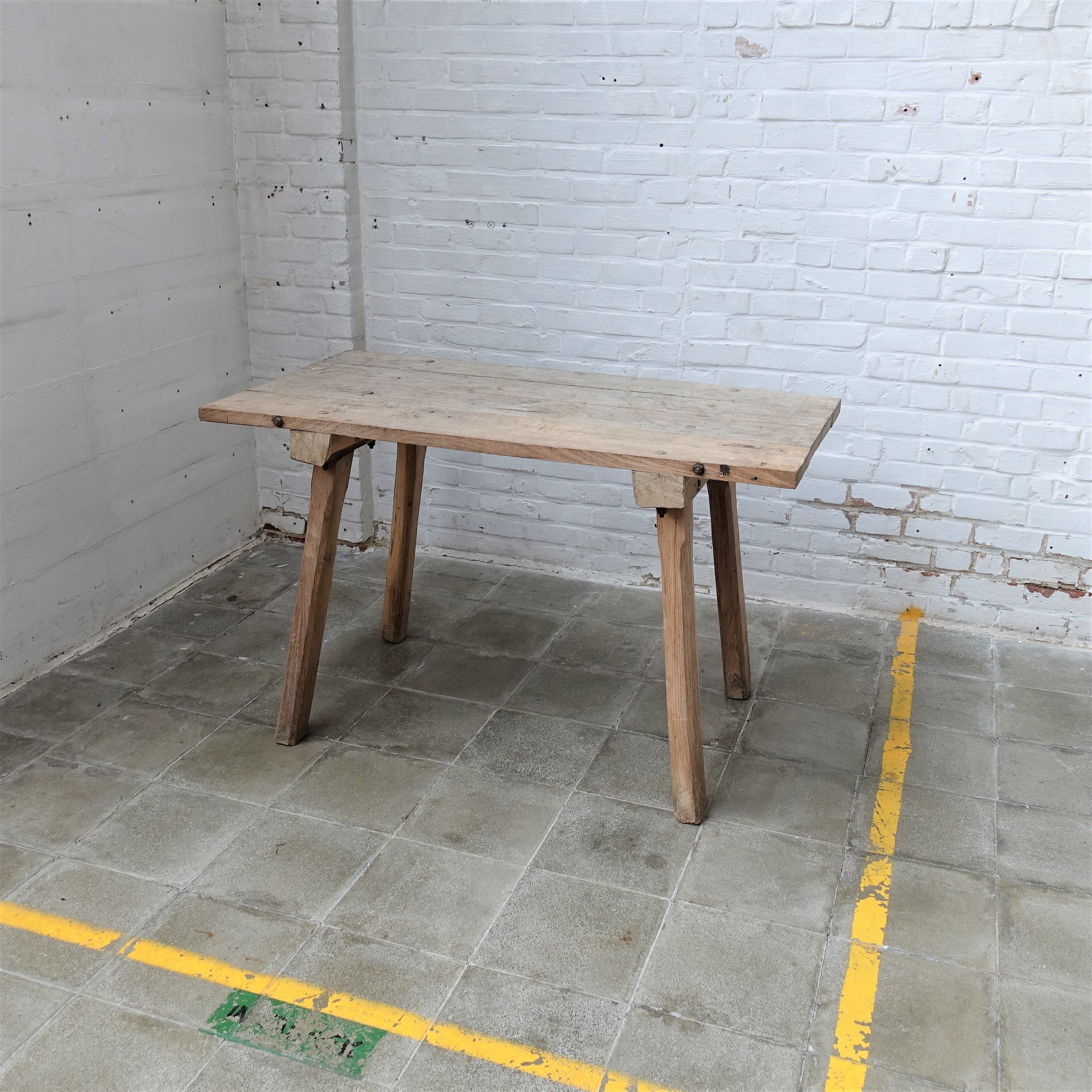 Table de boucherie antique