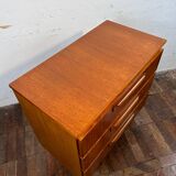 Mid century retro vintage teak chest of drawers 1960