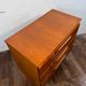 Mid century retro vintage teak chest of drawers 1960
