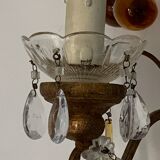 Pair of murano stamps and 1950 crystals