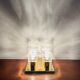 Ice Cube Flush Light by J.T. Kalmar for Franken KG