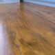 Solid elm farmhouse table, 1920