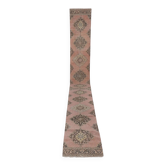 Tapis de couloir turc vintage