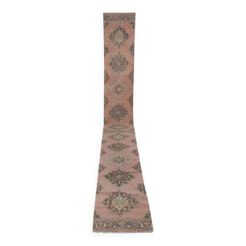 Tapis de couloir turc vintage
