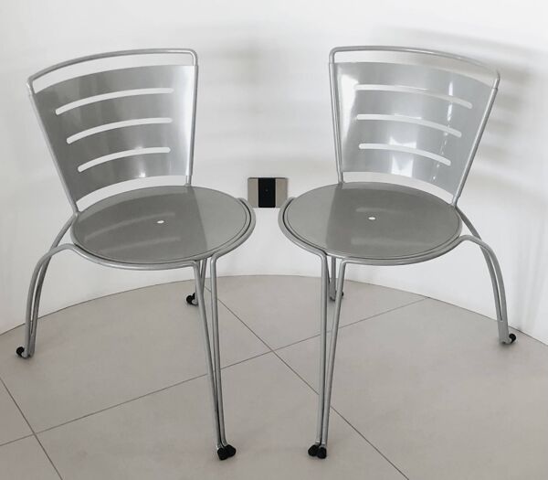 Chaises Jardin de la Fontaine par jean-Michel Wilmotte pour Tebong, France 1987