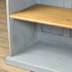 Antique french pine shop counter, 1930