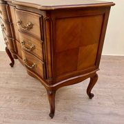 Louis XV style chest of drawers in cherry wood