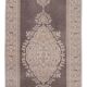 Vintage Turkish hallway rug 91x355 cm
