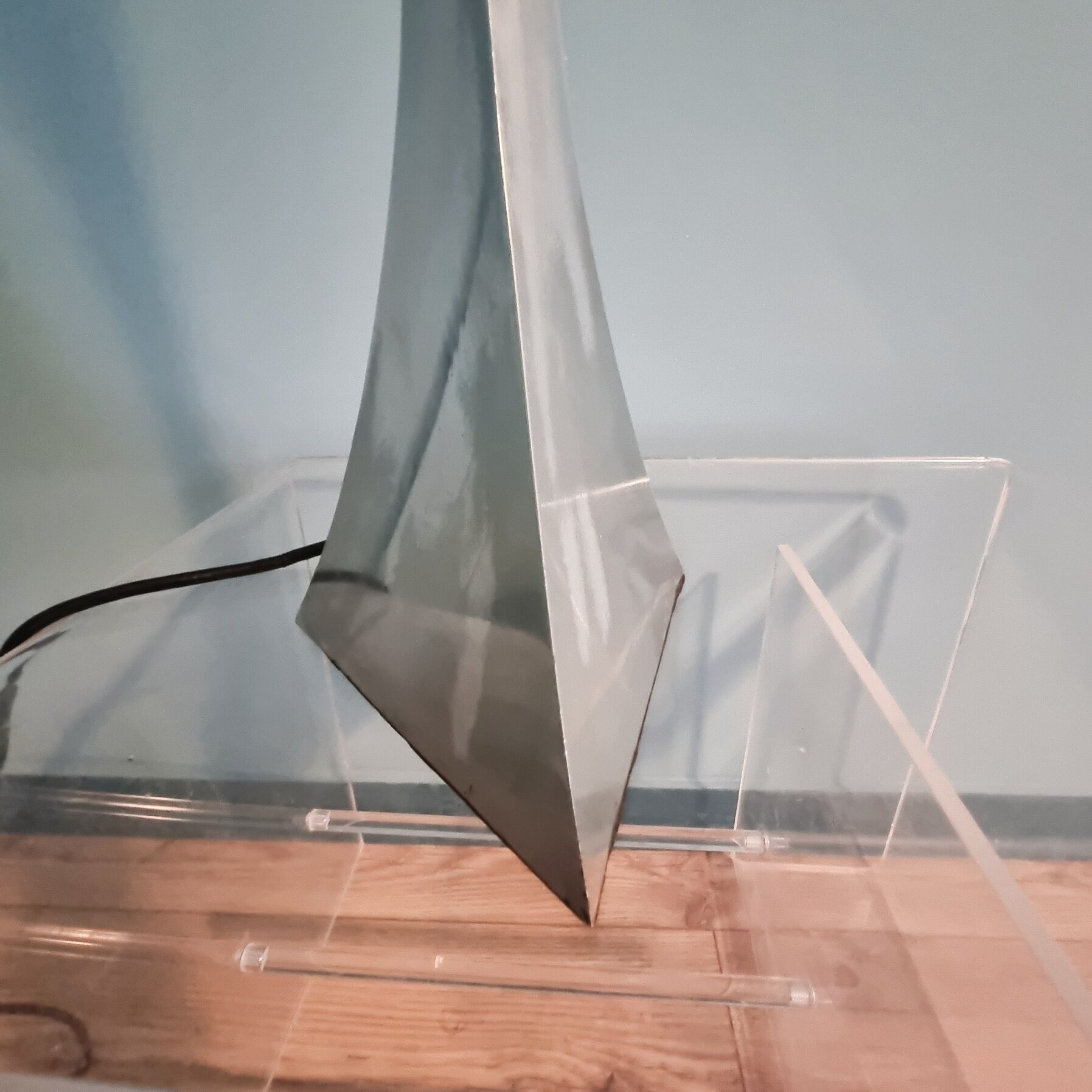 Pyramid lamp for High Society- Milano, by Tonello and Montagno Grillo, 1972