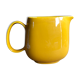 Old yellow ceramic pitcher made in germany 70s vintage