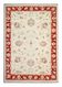 Traditional Living Room Rug, Cream Red Floral Oriental Carpet 119x175cm