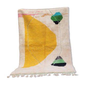 Handmade natural Berber rug 2.5x1.5 m